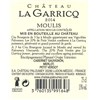 Château La Garricq - Moulis 2014 6b11bd6ba9341f0271941e7df664d056 
