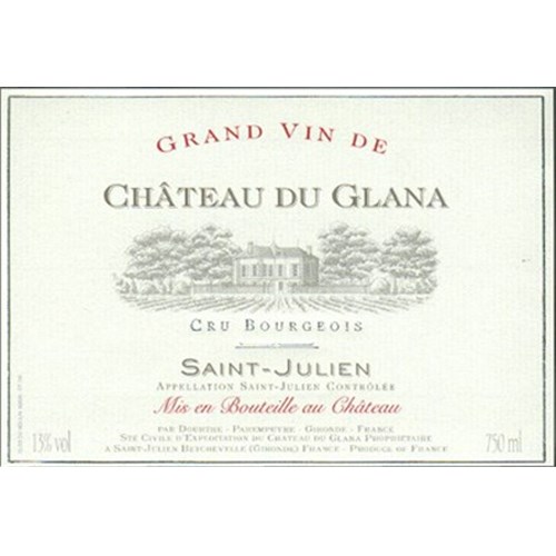 Château Du Glana - Saint-Julien 2018 4df5d4d9d819b397555d03cedf085f48 