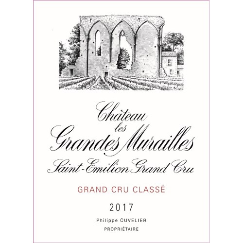 Château Les Grandes Murailles - Saint-Emilion Grand Cru 2017 6b11bd6ba9341f0271941e7df664d056 