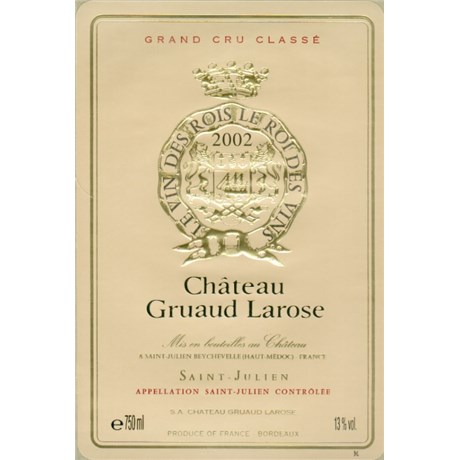 Château Gruaud Larose - Saint-Julien 2002 6b11bd6ba9341f0271941e7df664d056 