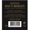 Château Haut Bergey rouge - Pessac-Léognan 2015