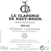 Château Haut Brion - Clarence de Haut-Brion - Pessac-Léognan 2010