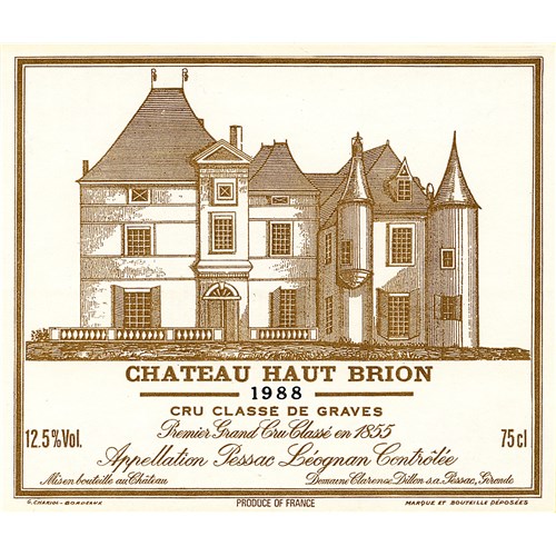 Chateau Haut Brion - Pessac-Leognan 1988 4df5d4d9d819b397555d03cedf085f48 