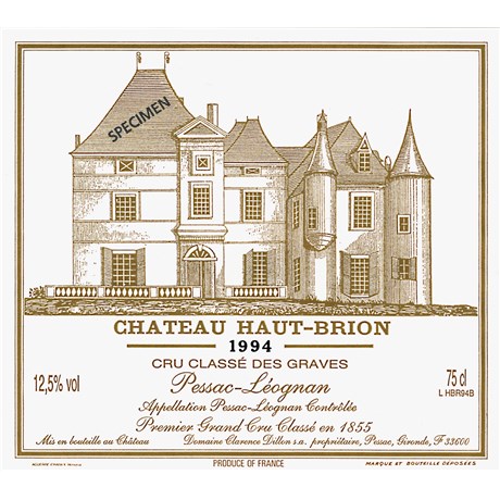 Château Haut Brion - Pessac-Léognan 1994 6b11bd6ba9341f0271941e7df664d056 