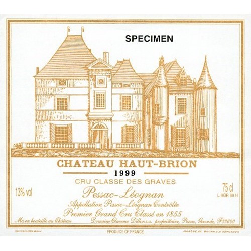 Château Haut Brion - Pessac-Léognan 1999