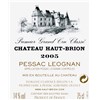 Château Haut Brion - Pessac-Léognan 2005