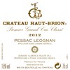 Château Haut Brion - Pessac-Léognan 2012