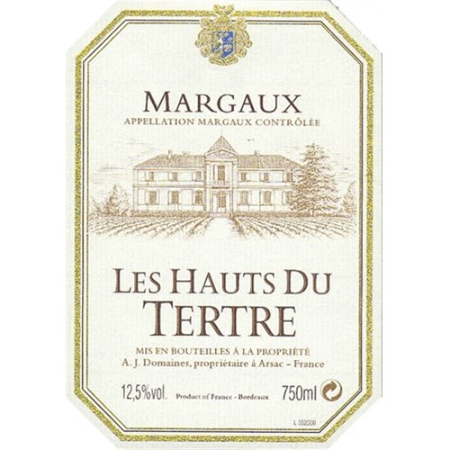 Château Hauts du Tertre - Margaux 2018