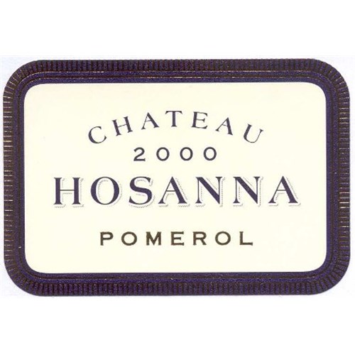 Château Hosanna 2016 - Pomerol