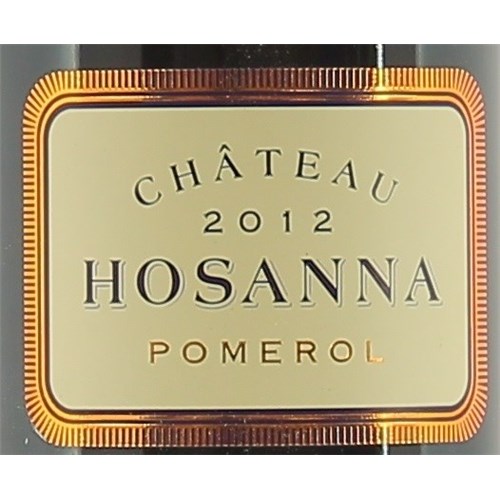 Château Hosanna - Pomerol 2012 6b11bd6ba9341f0271941e7df664d056 