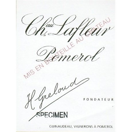 Château Lafleur - Pomerol 2015