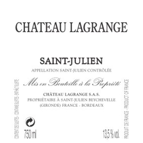 Château Lagrange - Saint-Julien 2017