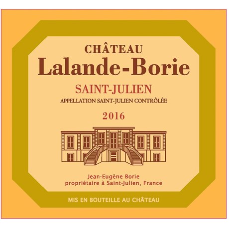 Château Lalande Borie - Saint-Julien 2016