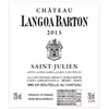 Château Langoa Barton - Saint-Julien 2015