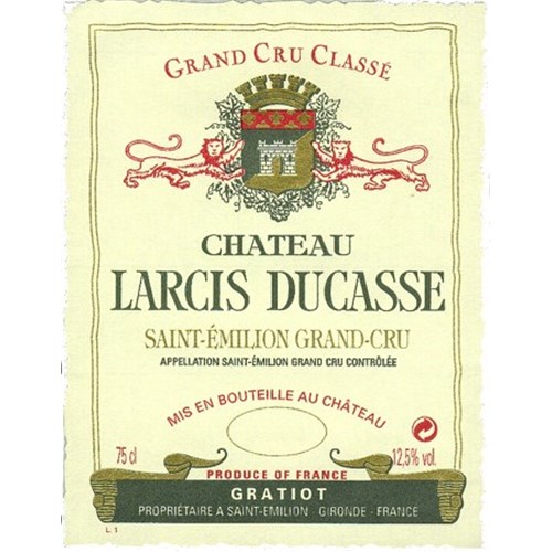 Château Larcis Ducasse - Saint-Emilion Grand Cru 2017 6b11bd6ba9341f0271941e7df664d056 