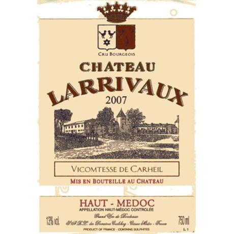 Château Larrivaux - Haut-Médoc 2017