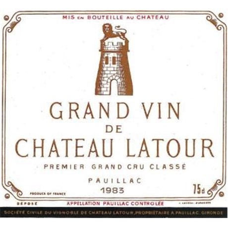 Château Latour - Pauillac 1983
