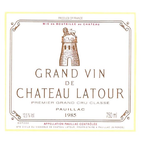Château Latour - Pauillac 1985