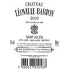 Château Léoville Barton - Saint-Julien 2005