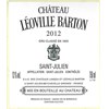 Chateau Léoville Barton - Saint-Julien 2012 