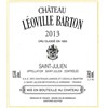 Château Léoville Barton - Saint-Julien 2013