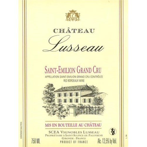 Château Lusseau - Saint-Emilion Grand Cru 2017 6b11bd6ba9341f0271941e7df664d056 