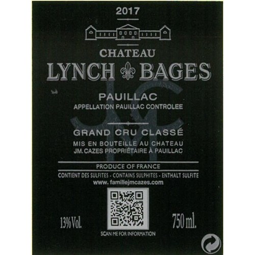Château Lynch Bages - Pauillac 2017 b5952cb1c3ab96cb3c8c63cfb3dccaca 