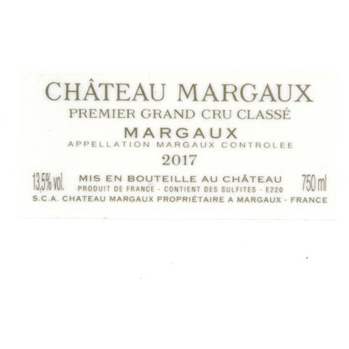 Château Margaux - Margaux 2017