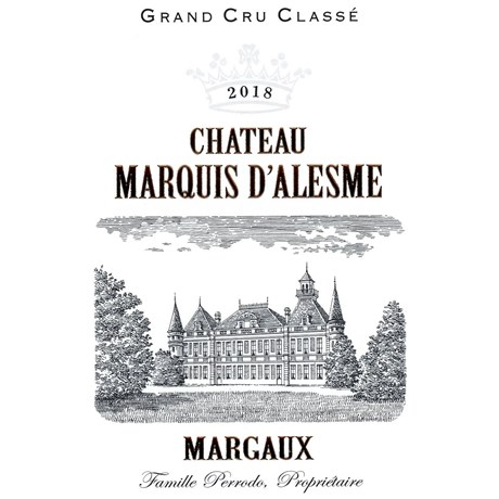 Chateau Marquis d'Alesme - Margaux 2018 4df5d4d9d819b397555d03cedf085f48 