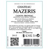 Château Mazeris - Canon-Fronsac 2012