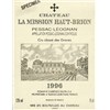 Chateau La Mission Haut Brion - Pessac-Léognan 1996 