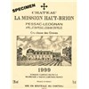 Château La Mission Haut Brion - Pessac-Léognan 1999