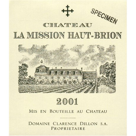 Château La Mission Haut Brion - Pessac-Léognan 2001 