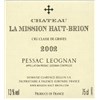 Château La Mission Haut Brion - Pessac-Léognan 2002