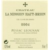 Château La Mission Haut Brion - Pessac-Léognan 2004