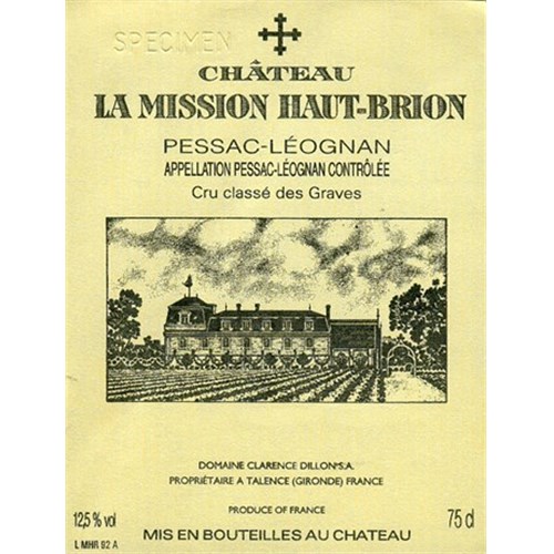 Chateau La Mission Haut Brion - Pessac-Léognan 2018 4df5d4d9d819b397555d03cedf085f48 