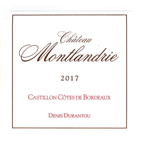 Château Montlandrie - Castillon-Côtes de Bordeaux 2017