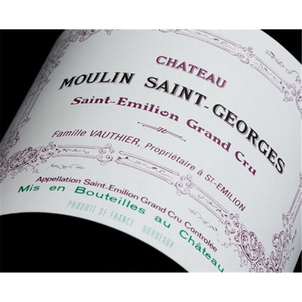 Château Moulin SaintEmilion Grand Cru 2010