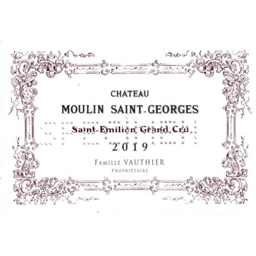 Château Moulin Saint-Georges - Saint-Emilion Grand Cru 2019 b5952cb1c3ab96cb3c8c63cfb3dccaca 