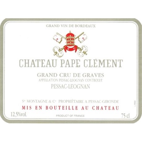 Château Pape Clément blanc - Pessac-Léognan 2019