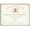 Château Pape Clément rouge - Pessac-Léognan 2001