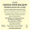 Château Pavie Macquin - Saint-Emilion Grand Cru 2009