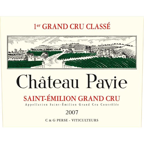 Château Pavie - Saint-Emilion Grand Cru 2007 