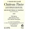 Château Pavie - Saint-Emilion Grand Cru 2009 