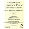 Château Pavie - Saint-Emilion Grand Cru 2010 