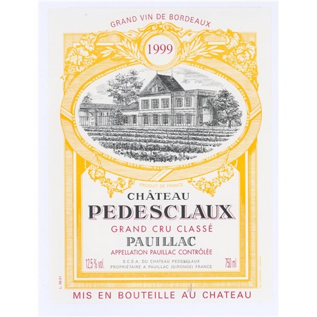 Château Pédesclaux - Pauillac 1999