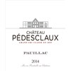 Château Pédesclaux - Pauillac 2014
