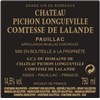 Château Pichon Comtesse de Lalande - Pauillac 2018 4df5d4d9d819b397555d03cedf085f48 