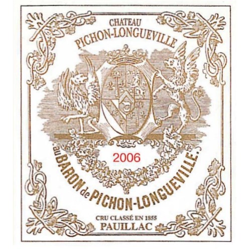 Château Pichon Longueville - Baron de Pichon Longueville - Pauillac 2006 4df5d4d9d819b397555d03cedf085f48 
