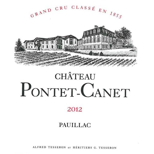 Château Pontet-Canet - Pauillac 2012